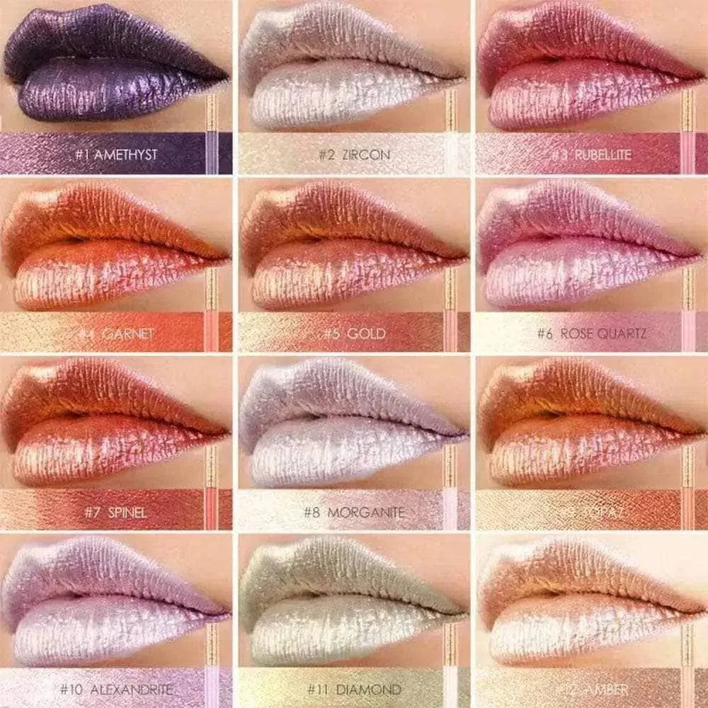 Heavy Metallic Chameleon Liquid Lipstick#12