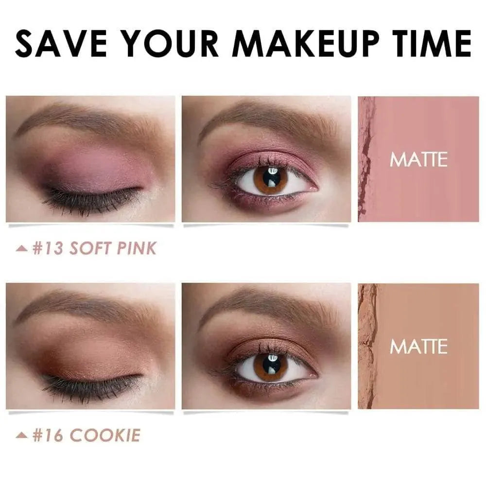 2Pcs Shimmer Cream-Eyeshadow Stick Kit(#19 & #22)