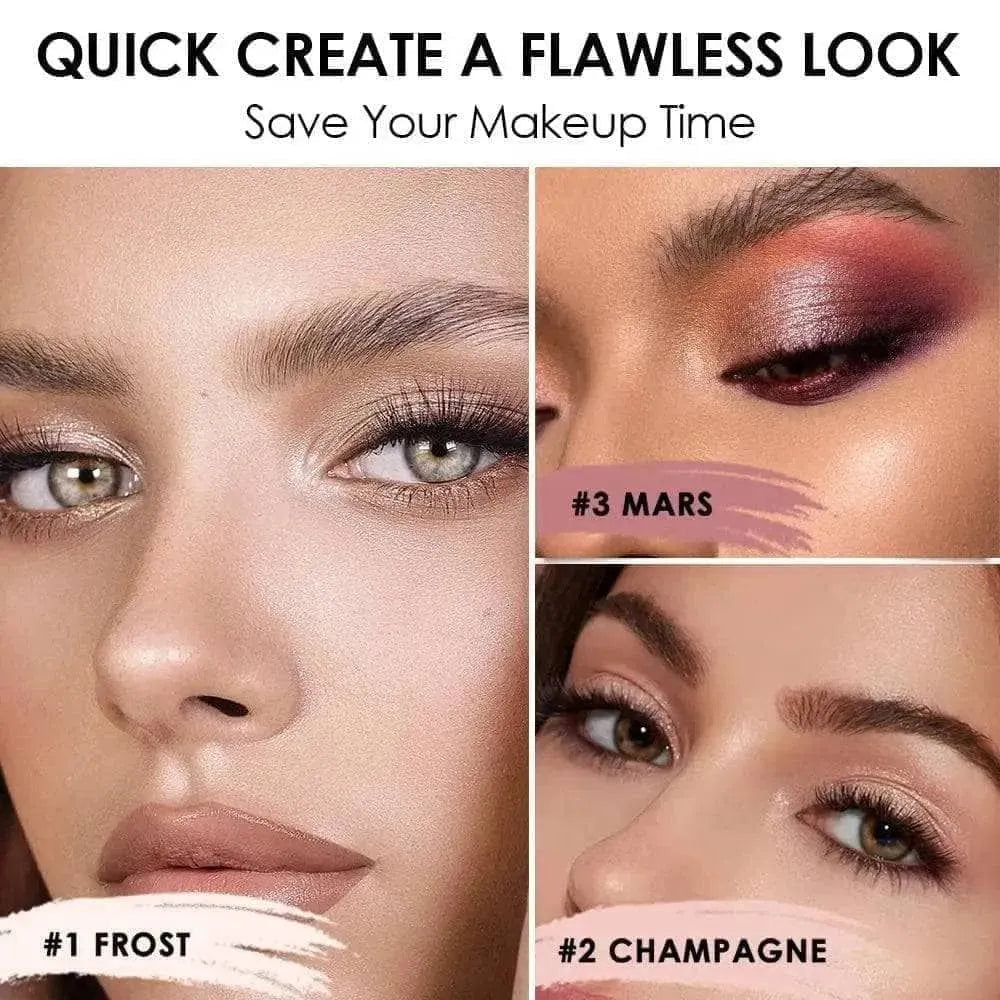 3Pcs Shimmer Cream Eyeshadow Stick Kit (#1 & #2 & #3)