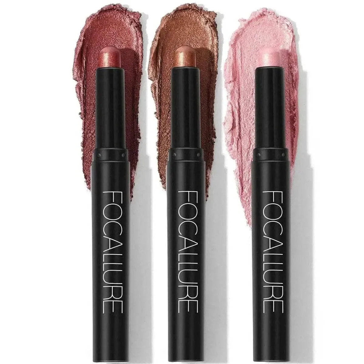 3Pcs Shimmer Cream Eyeshadow Stick Kit (#1 & #2 & #3)