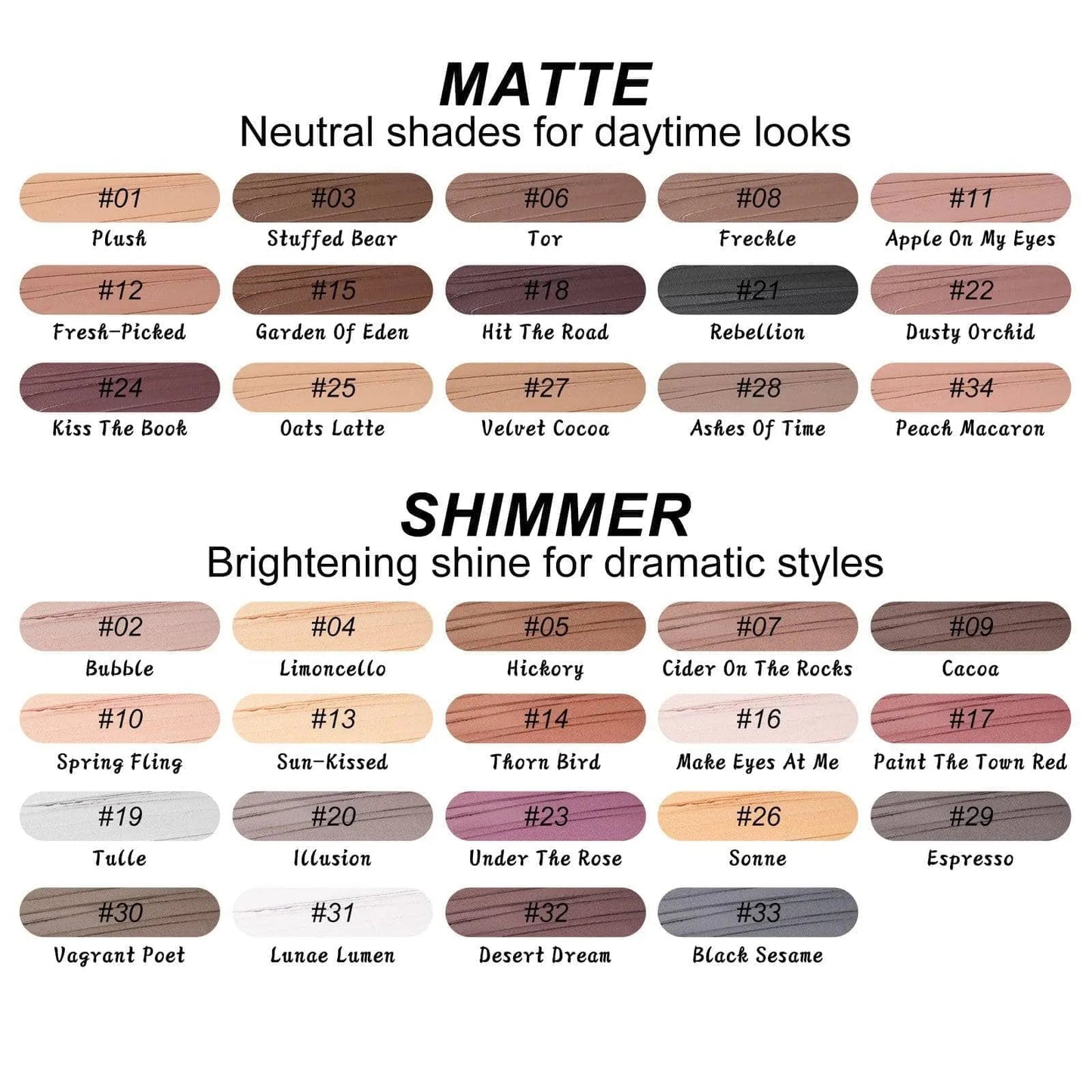 No Crease WaterProof Eyeshadow Stick #25 Oats Latte