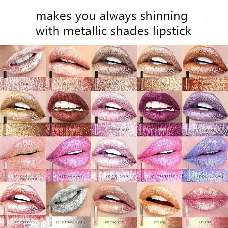 Transfer-Proof Liquid Lipstick #40 Rose