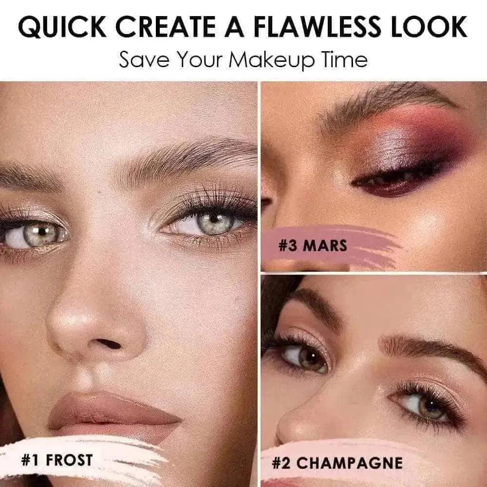 3Pcs Shimmer Cream Eyeshadow Stick Kit(#13 & #14 & #15)