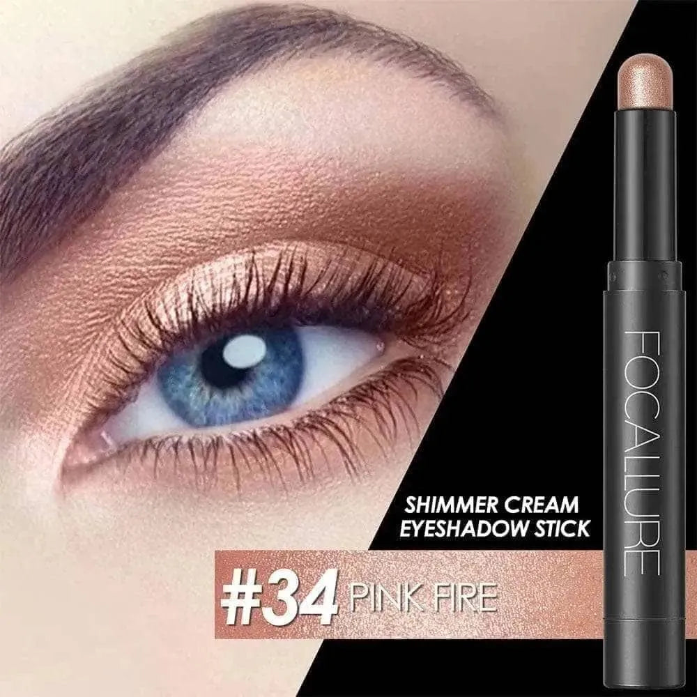 6pcs Shimmer Cream-Eyeshadow Stick Set #13-18