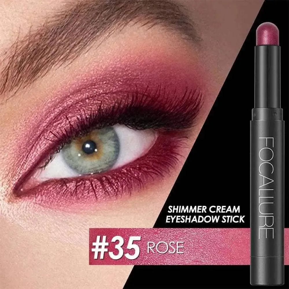 6pcs Shimmer Cream-Eyeshadow Stick Set #13-18