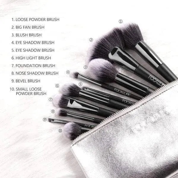 10Pcs Brushes Bundle