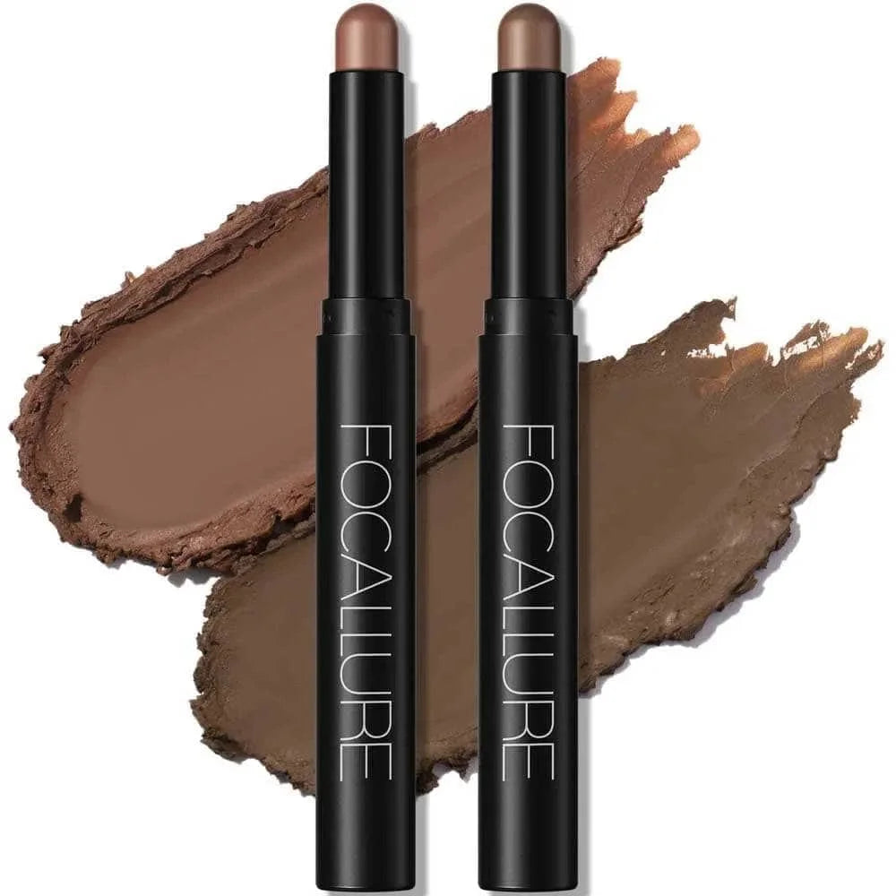 2Pcs Shimmer Cream-Eyeshadow Stick Kit(#23 & #24)