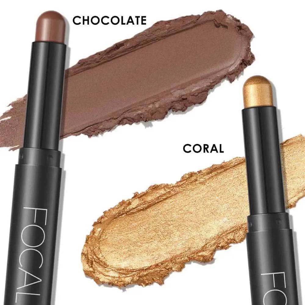2Pcs Shimmer Cream-Eyeshadow Stick Kit(#17 & #18)