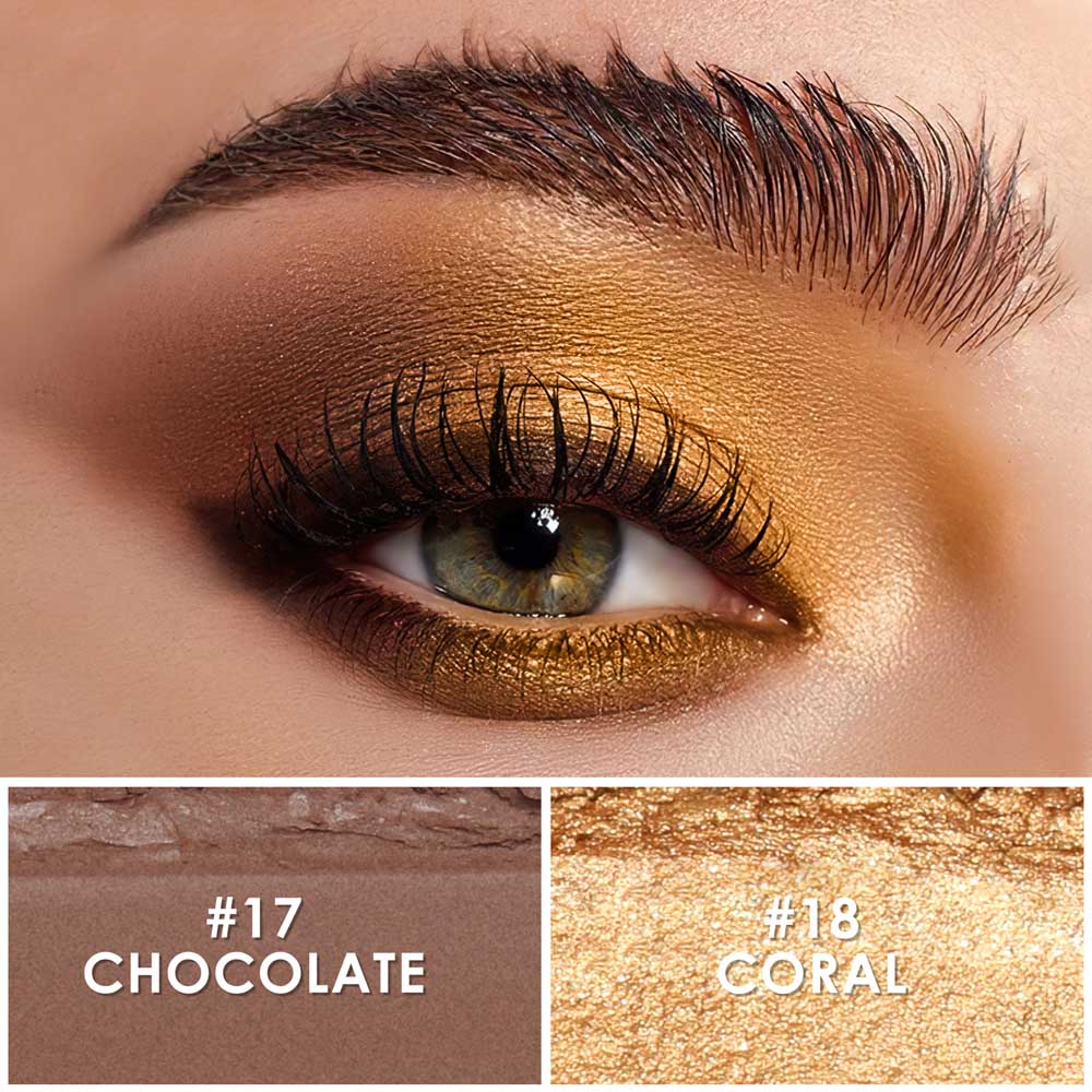 2Pcs Shimmer Cream Eyeshadow Stick Kit