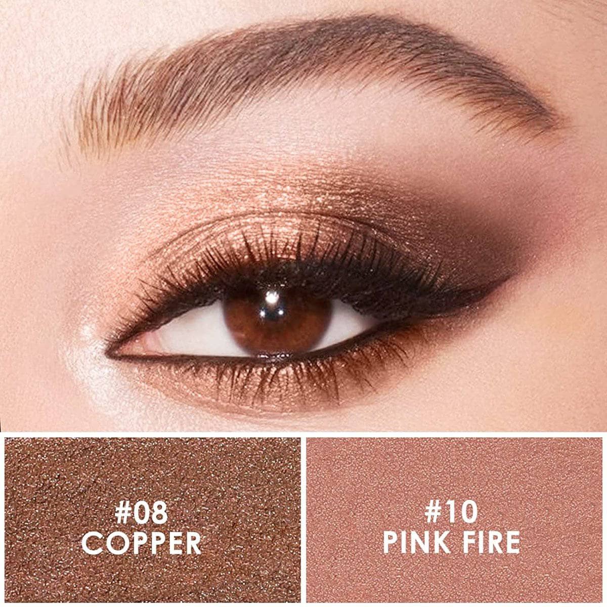 2Pcs Shimmer Cream Eyeshadow Stick Kit