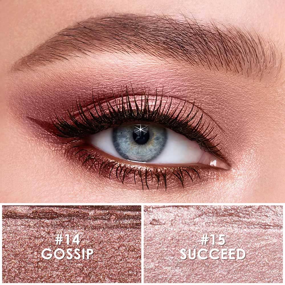 2Pcs Shimmer Cream Eyeshadow Stick Kit
