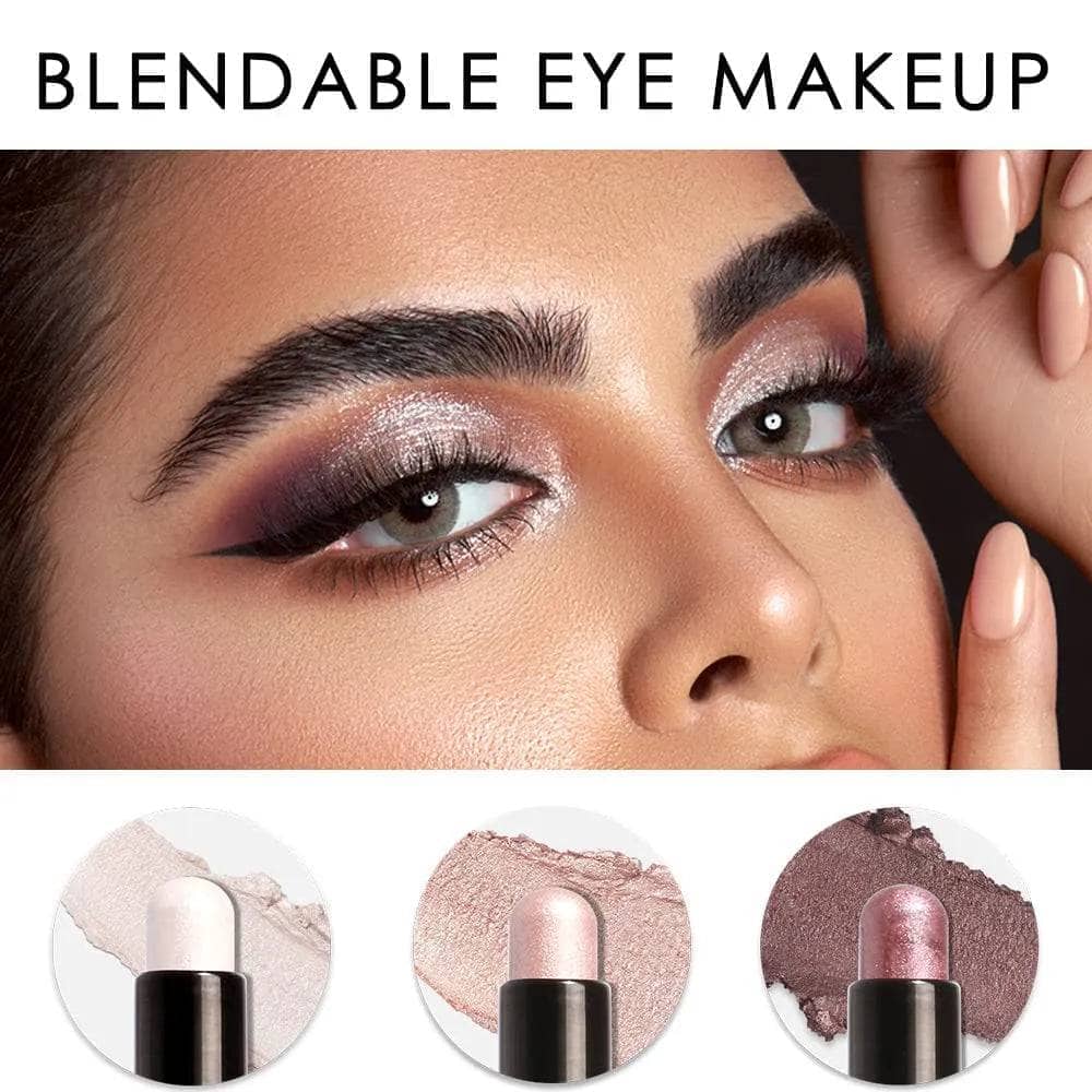 3Pcs Shimmer Cream Eyeshadow Stick Kit(#4 & #5 & #6)