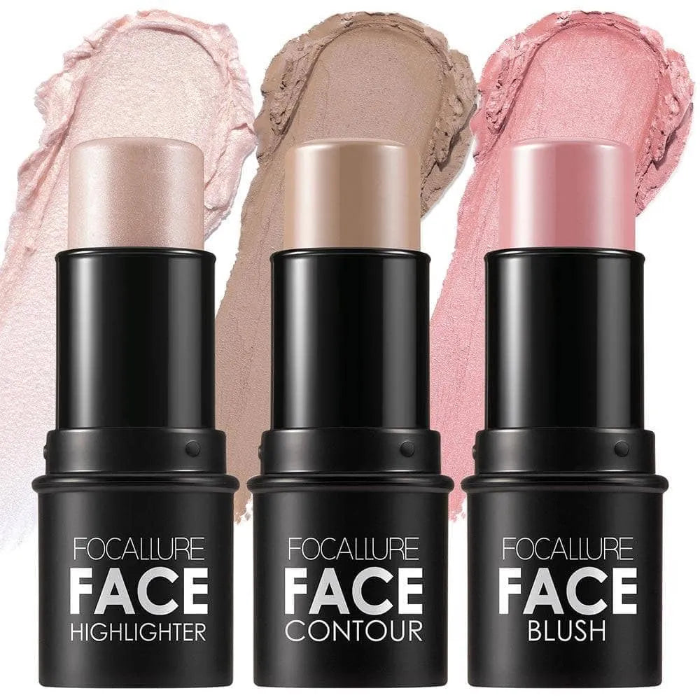 3Pcs Contour Makeup Kit