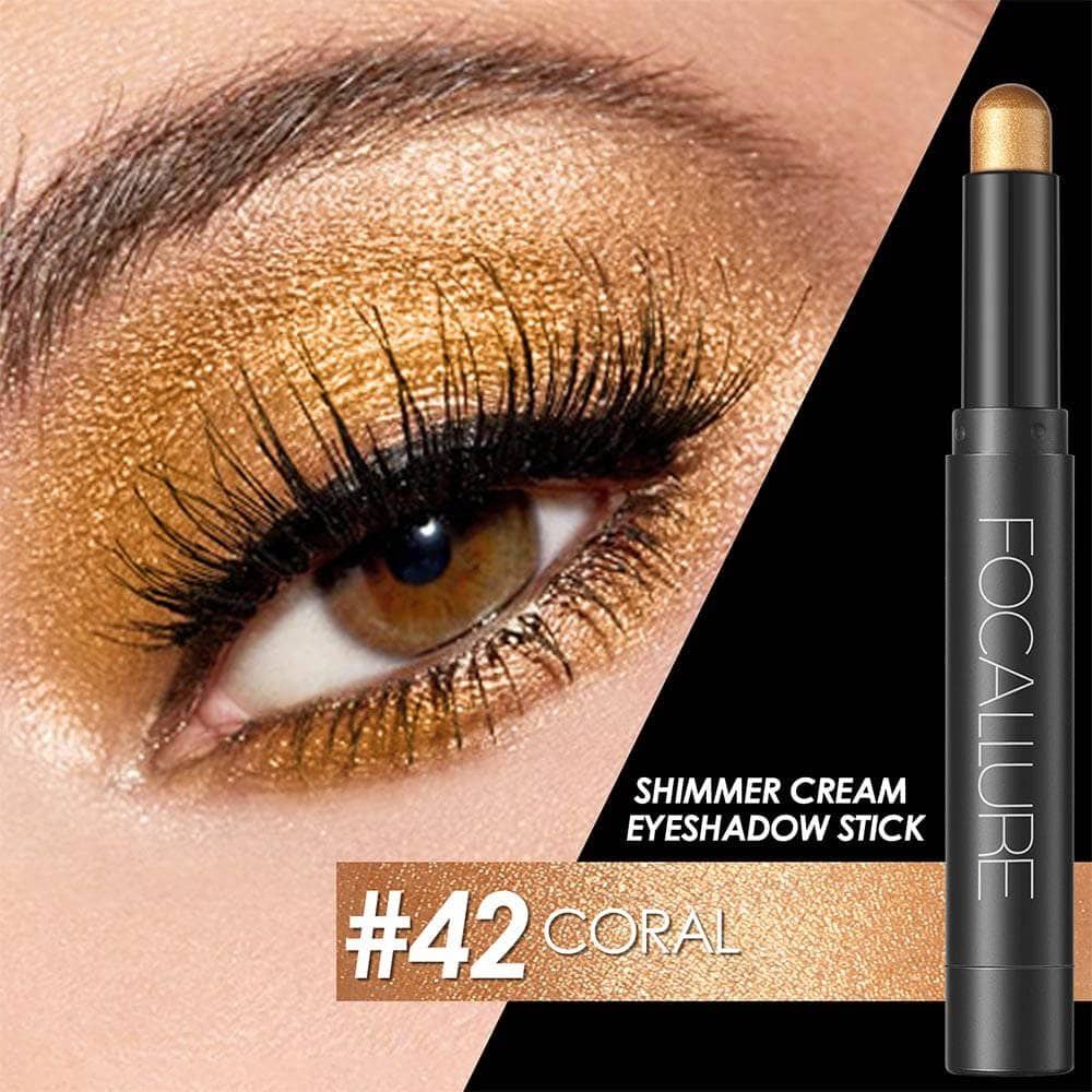 6pcs Shimmer Cream-Eyeshadow Stick Set #19-24