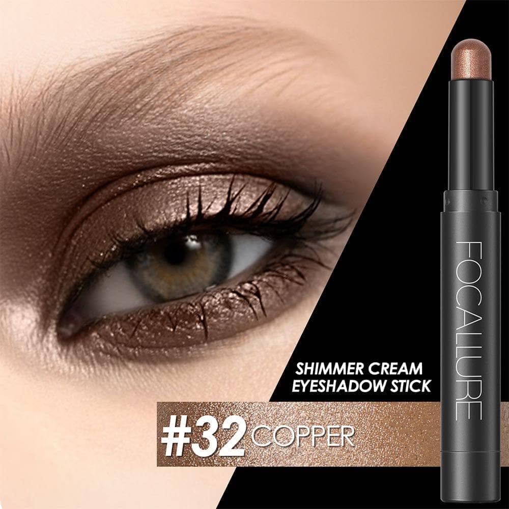 6pcs Shimmer Cream-Eyeshadow Stick Set #19-24