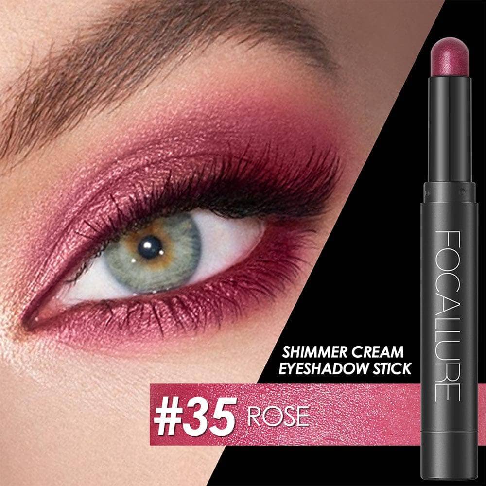 6pcs Shimmer Cream-Eyeshadow Stick Set #19-24