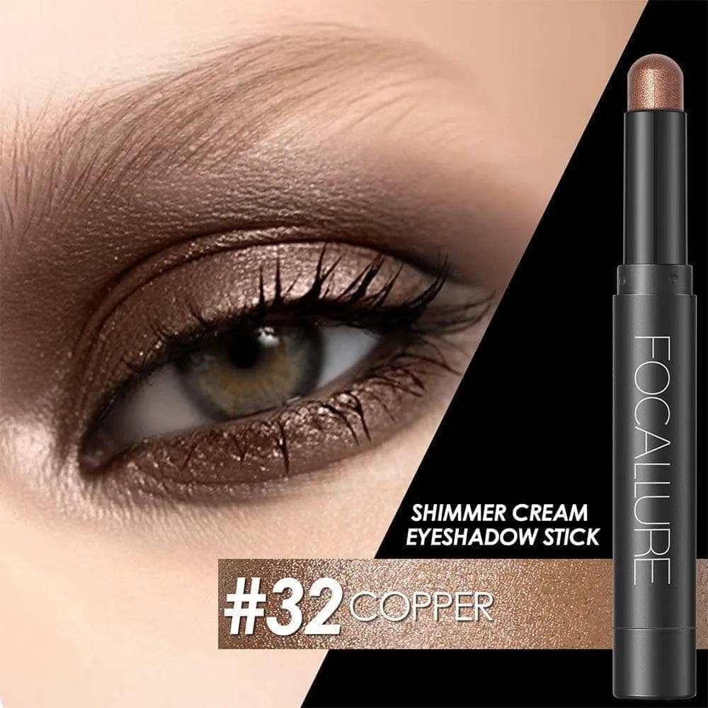 6pcs Shimmer Cream-Eyeshadow Stick Set #7-12