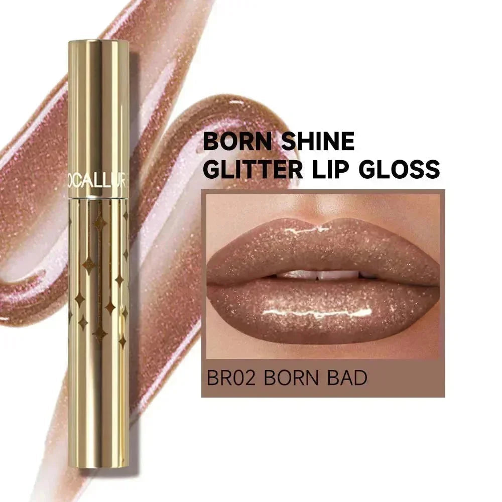Born Shine Glitter Lip Gloss #BR02 BORN BAD
