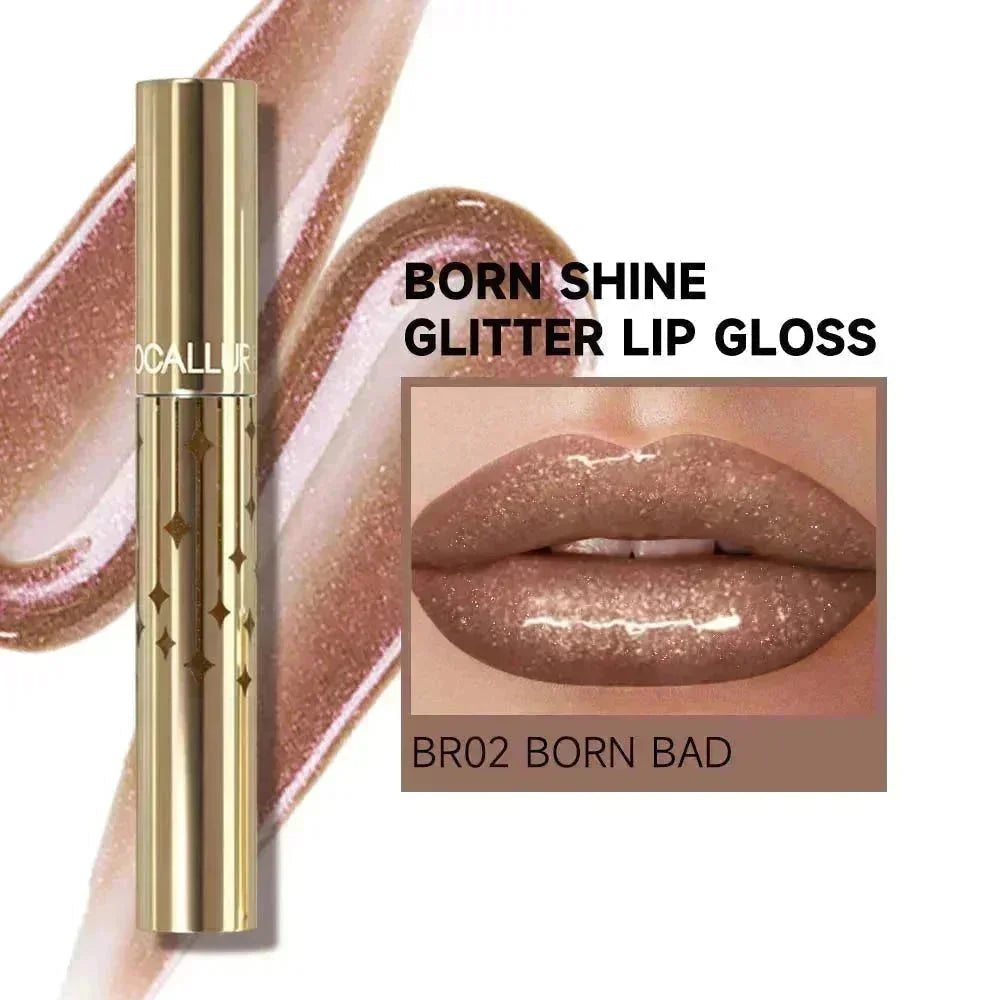 Born Shine Glitter Lip Gloss #PK02 LUST SPELL