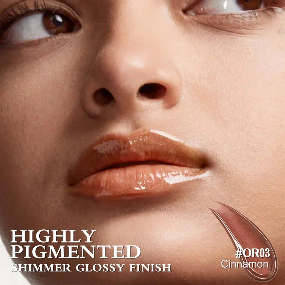 Sparkling Gem Lip Balm #OR03 Cinnamon