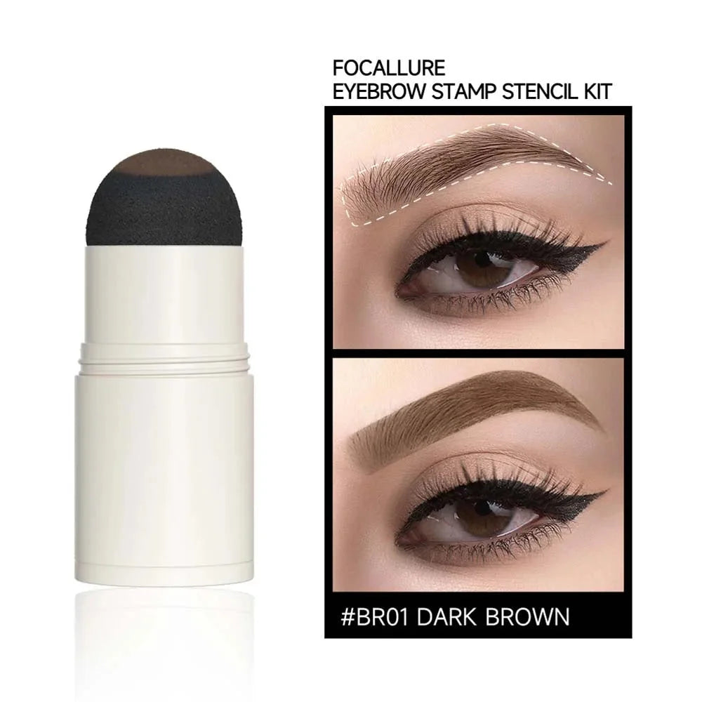 Eyebrow Stamp Stencil Kit #BR04 RED BROWN