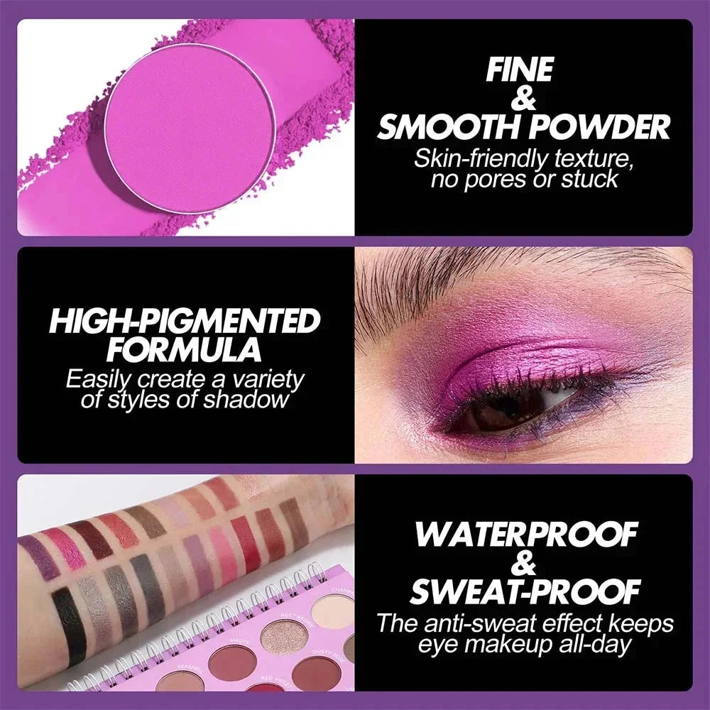 Blooming Flowers Series Palette #RD01 Queen of Elegance