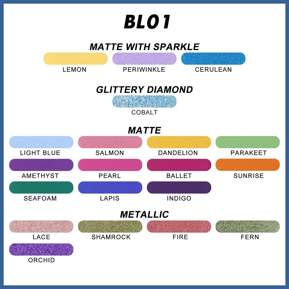 Blooming Flowers Series Palette #BR01 Golden Gingko