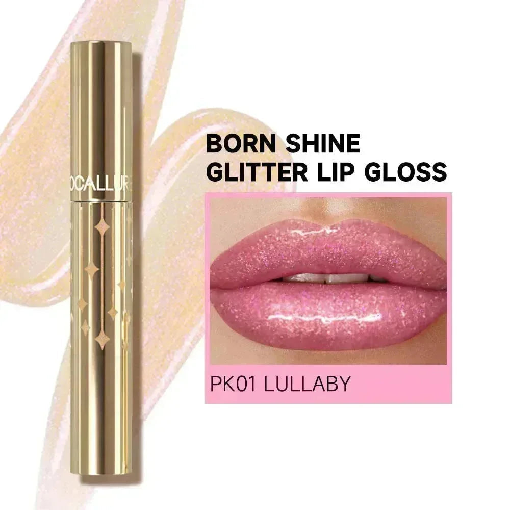 Born Shine Glitter Lip Gloss #PK02 LUST SPELL