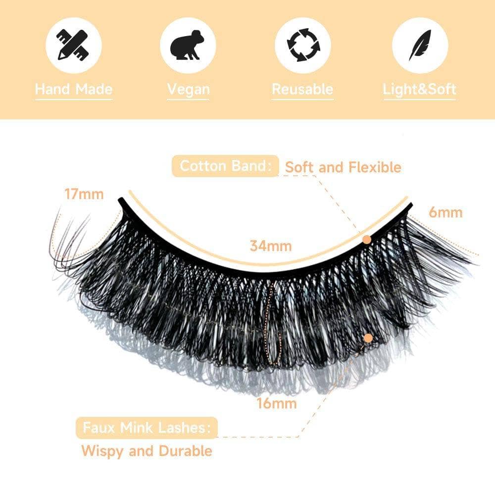 Lashes Bloom False Eyelashes-TL01 Gently
