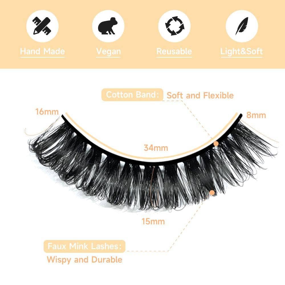 Lashes Bloom False Eyelashes-TL01 Gently