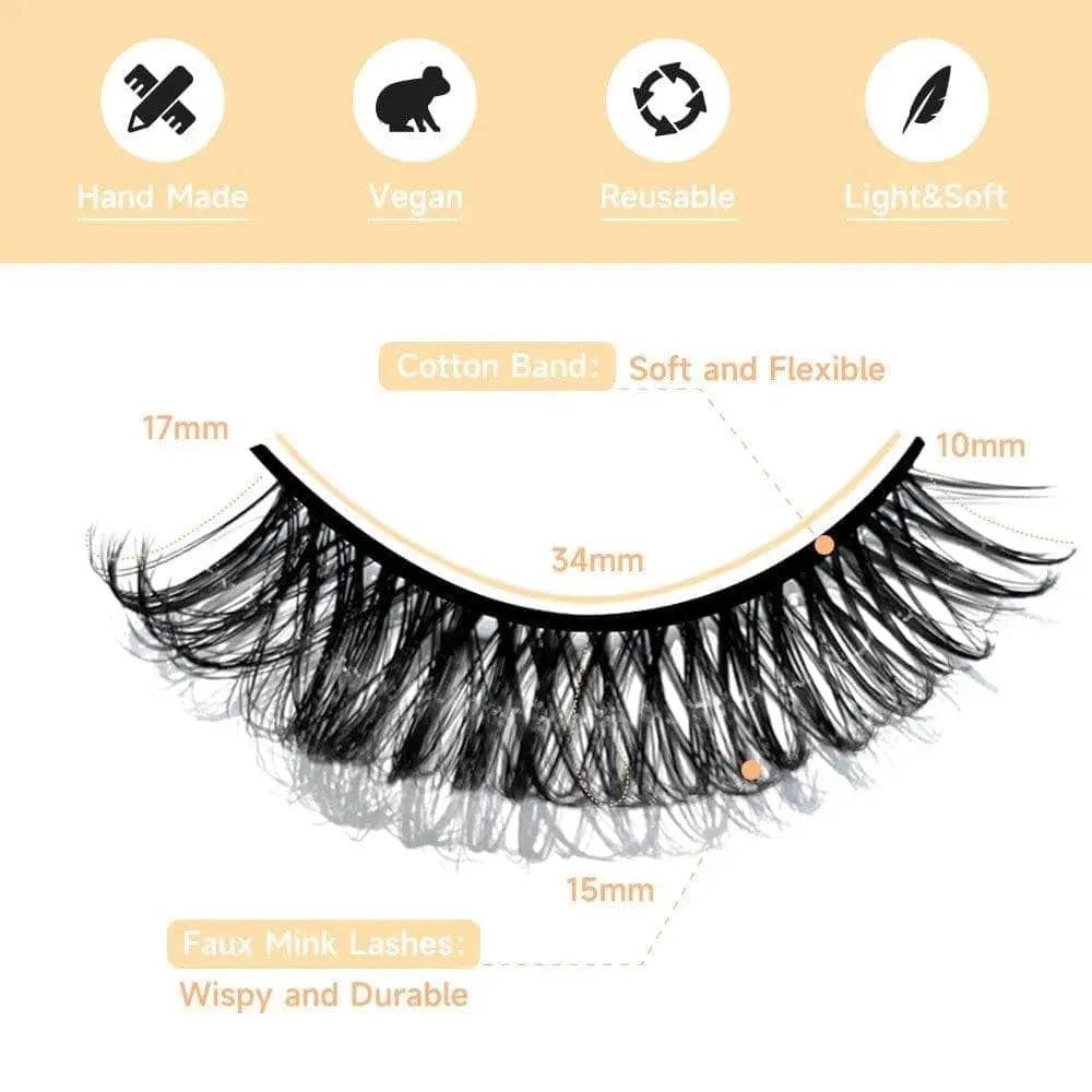 Lashes Bloom False Eyelashes-TL02 Cluster