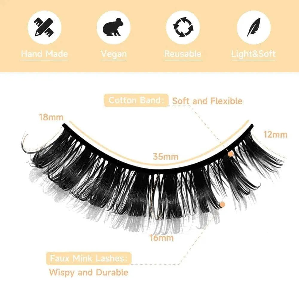 Lashes Bloom False Eyelashes-TL02 Cluster