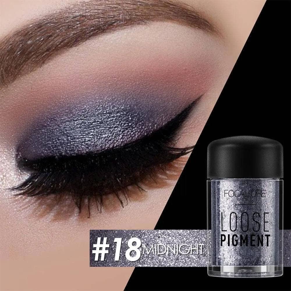 Loose Glitter Eyeshadow Pigment #18Midnight