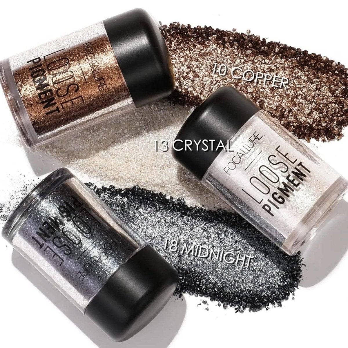 Loose Glitter Eyeshadow Pigment #18Midnight