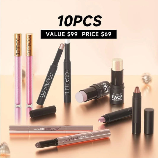 10PCS Daily Use Makeup Set