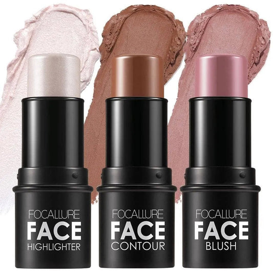 3Pcs Contour Makeup Kit