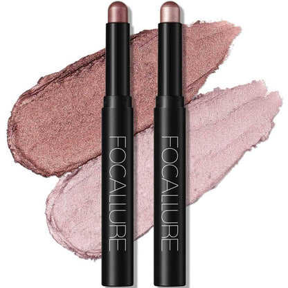 2Pcs Shimmer Cream Eyeshadow Stick Kit