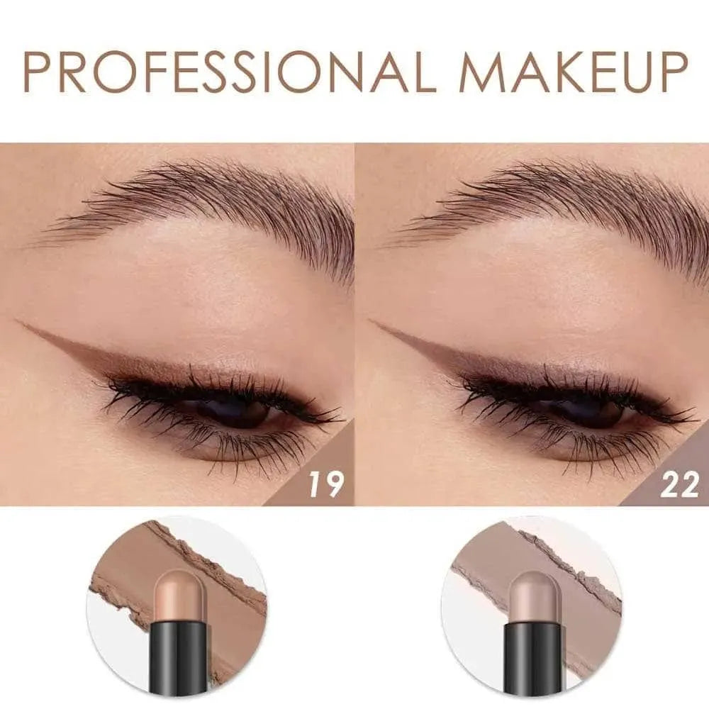 2Pcs Shimmer Cream-Eyeshadow Stick Kit（#19 & #22）