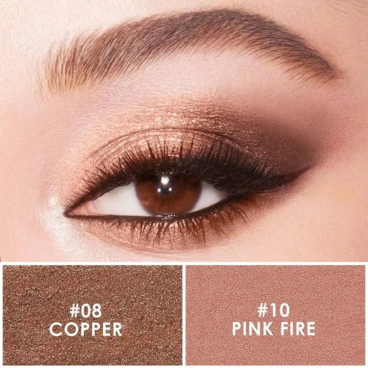 2Pcs Shimmer Cream-Eyeshadow Stick Kit（#19 & #22）