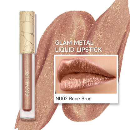 [New Upgrade] Glam Metal Liquid Lipstick #PK05 Metal Barbie