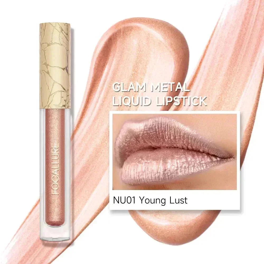 [New Upgrade] Glam Metal Liquid Lipstick #RD05 Cherryberry