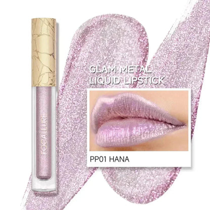 [New Upgrade] Glam Metal Liquid Lipstick #RD04 Hollywood
