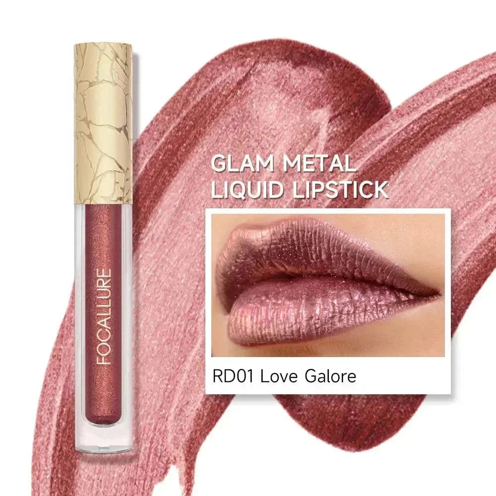 [New Upgrade] Glam Metal Liquid Lipstick #BR01 After Heat