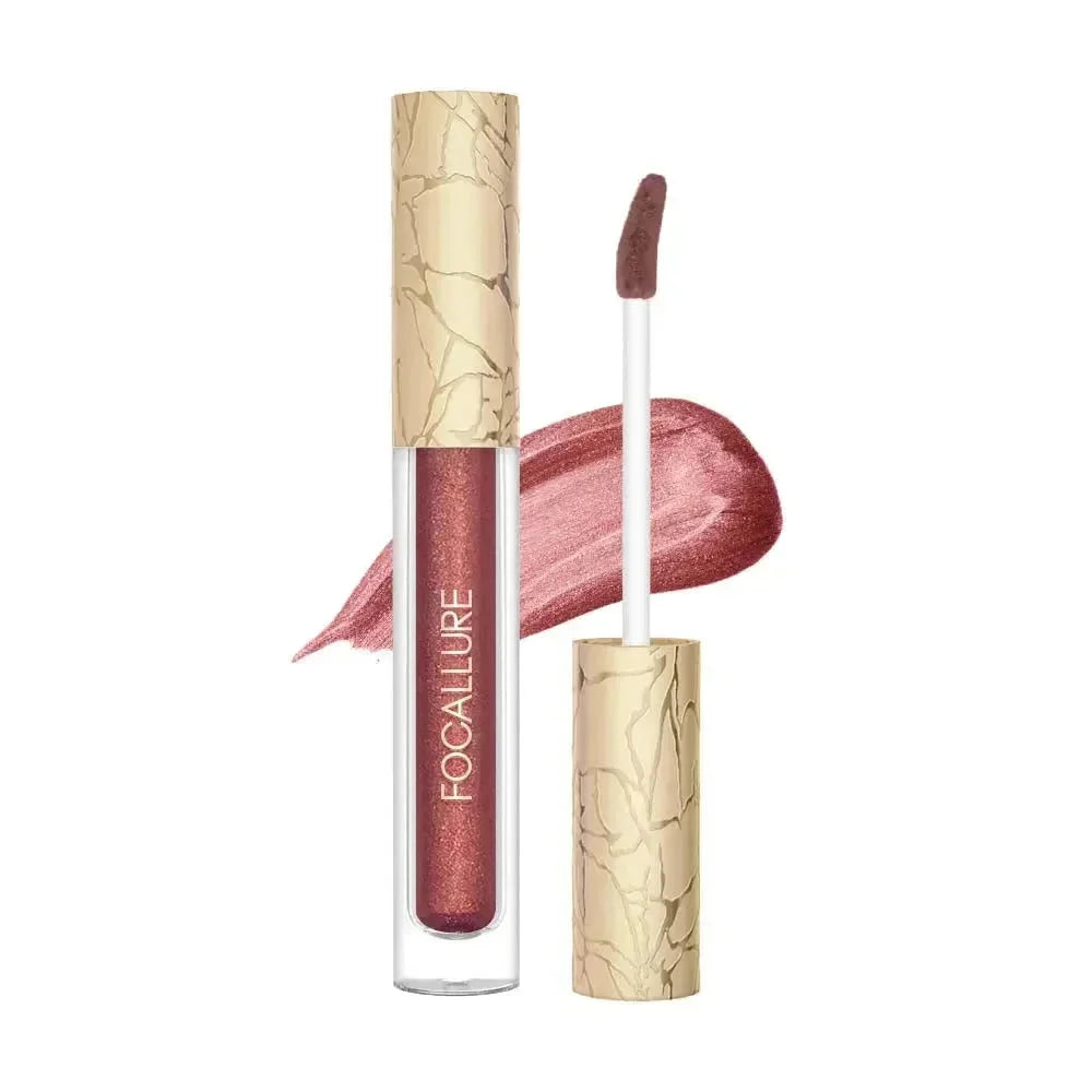 [New Upgrade] Glam Metal Liquid Lipstick #RD03 Luscious Rose