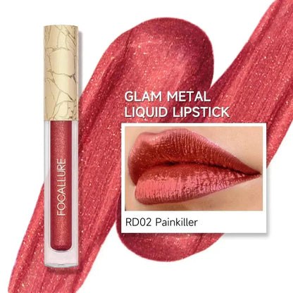 [New Upgrade] Glam Metal Liquid Lipstick #RD04 Hollywood