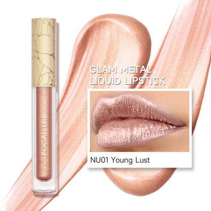 [New Upgrade] Glam Metal Liquid Lipstick #PK06 Sugar Bomb