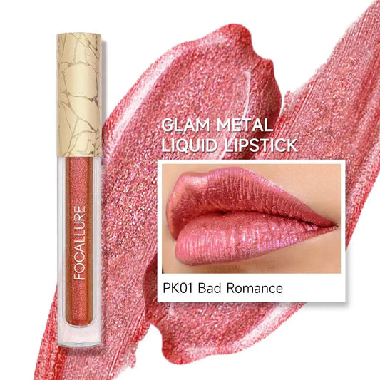 [New Upgrade] Glam Metal Liquid Lipstick #PK01 Bad Romance