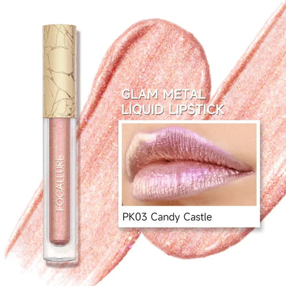 [New Upgrade] Glam Metal Liquid Lipstick #PK03 Candy Castle