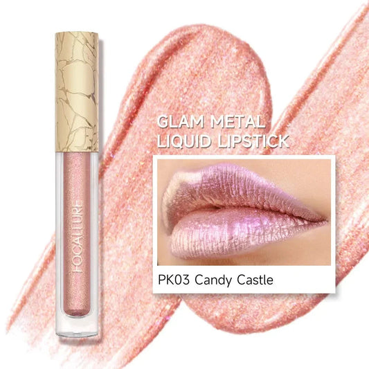 [New Upgrade] Glam Metal Liquid Lipstick #PK03 Candy Castle