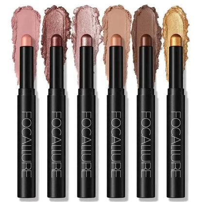 6pcs Shimmer Cream-Eyeshadow Stick Set #13-18